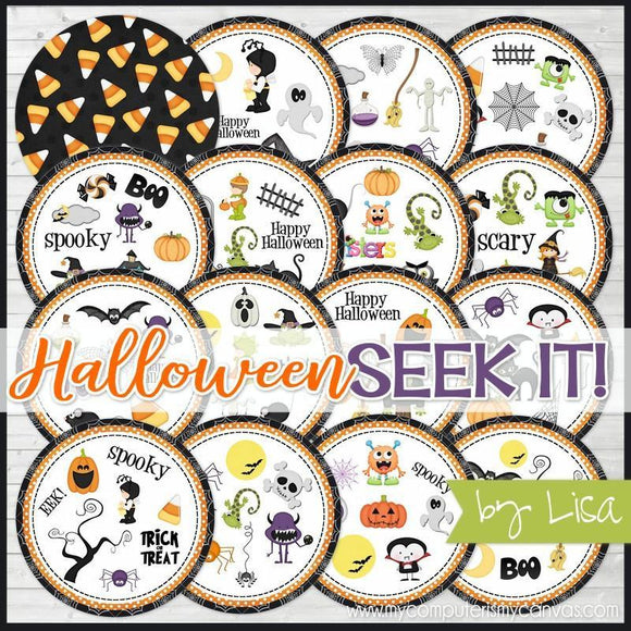 SEEK IT! {Halloween Edition} PRINTABLE Matching Game-My Computer is My Canvas