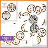 SEEK IT! Jumbo Junior {Trick or Treat} PRINTABLE Match Game (5" Cards)-My Computer is My Canvas