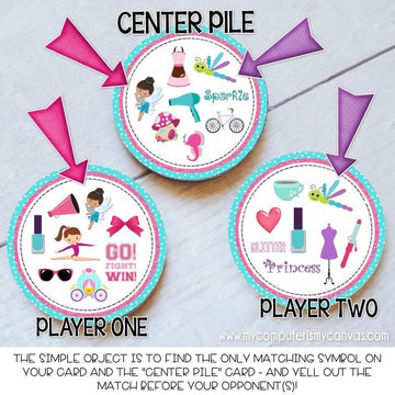 SEEK IT! {Just for Girls} PRINTABLE Matching Game-My Computer is My Canvas