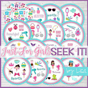 SEEK IT! {Just for Girls} PRINTABLE Matching Game-My Computer is My Canvas