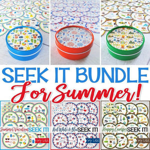 SEEK IT! {Just for SUMMER Bundle} PRINTABLE Matching Game-My Computer is My Canvas