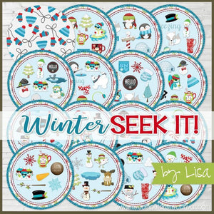 SEEK IT! {Winter Edition} PRINTABLE Matching Game-My Computer is My Canvas