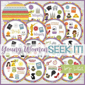 SEEK IT! {YW Edition} PRINTABLE Matching Game-My Computer is My Canvas