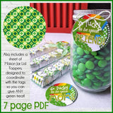 SPECIAL CHECKOUT OFFER: St. Patrick's Day Nugget Wrappers {LUCKY} PRINTABLE-My Computer is My Canvas