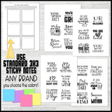 UPLIFTING QUOTE Sticky Notes {POSITIVE} PRINTABLE