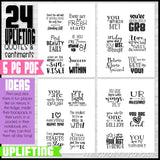 UPLIFTING QUOTE Sticky Notes {POSITIVE} PRINTABLE