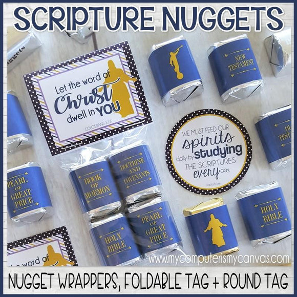 Scripture Nugget Wrappers {Standard Works} PRINTABLE-My Computer is My Canvas