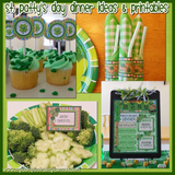 St. Patrick's Day Dinner Ideas with Printables-My Computer is My Canvas