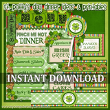 St. Patrick's Day Dinner Ideas with Printables-My Computer is My Canvas