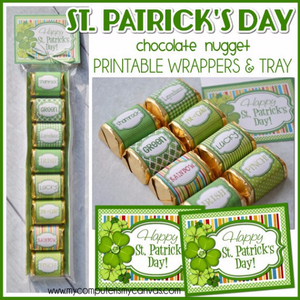 St. Patrick's Day Nugget Wrappers - PRINTABLE-My Computer is My Canvas