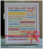 Summer or August Subway Art PRINTABLE-My Computer is My Canvas