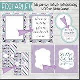 DIY Sunday Lesson Kit #3 {Blank Editable Template} PRINTABLE-My Computer is My Canvas