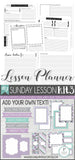 DIY Sunday Lesson Kit #3 {Blank Editable Template} PRINTABLE-My Computer is My Canvas
