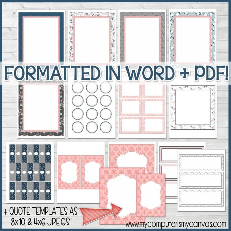 DIY Sunday Lesson Kit BUNDLE A (Kits 1, 2 & 3} PRINTABLE-My Computer is My Canvas