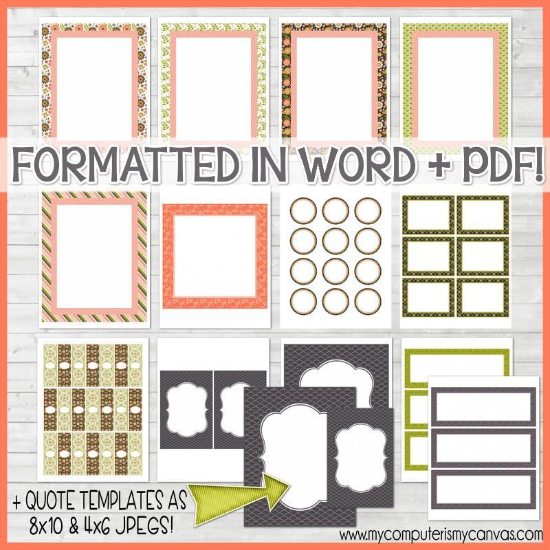 DIY Sunday Lesson Kit BUNDLE D (Kits 10, 11 & 12} PRINTABLE-My Computer is My Canvas