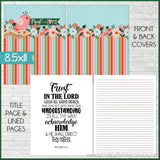 "TRUST in the LORD" Journal & Notebook {HALF & FULL SIZE} PRINTABLE
