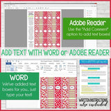 Tags & Wrappers Gift Bundle {STRAWBERRY} PRINTABLE-My Computer is My Canvas
