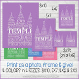 Temple Subway Art {Color Collection} PRINTABLE-My Computer is My Canvas