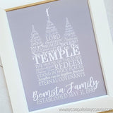 Temple Subway Art {Personalized} PRINTABLE-My Computer is My Canvas