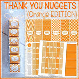 Thank You Nugget {Orange Edition} PRINTABLE-My Computer is My Canvas