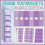 Thank You Nugget {Purple Edition} PRINTABLE-My Computer is My Canvas