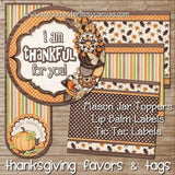 Thanksgiving Favors & Tags PRINTABLE {Clearance}-My Computer is My Canvas