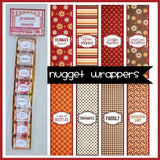 Thanksgiving Nugget Wrappers PRINTABLE-My Computer is My Canvas