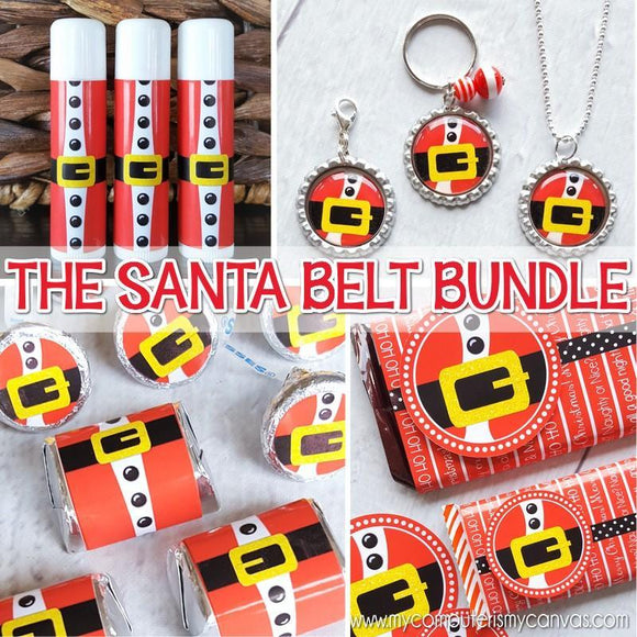 The Santa Belt {BUNDLE} PRINTABLE-My Computer is My Canvas