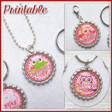 Valentine Cuties Bottle Cap PRINTABLE-My Computer is My Canvas