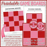 Valentine's Day Bottle Cap PRINTABLE + Game Board-My Computer is My Canvas