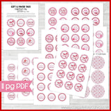Valentine's Day {Gift Tag Kit} PRINTABLE-My Computer is My Canvas