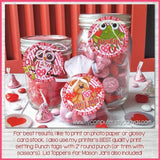 Valentine's Day Mason Jar Gift Tags PRINTABLE-My Computer is My Canvas