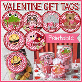 Valentine's Day Mason Jar Gift Tags PRINTABLE-My Computer is My Canvas