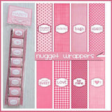 Valentine's Day Nugget Wrappers PRINTABLE-My Computer is My Canvas