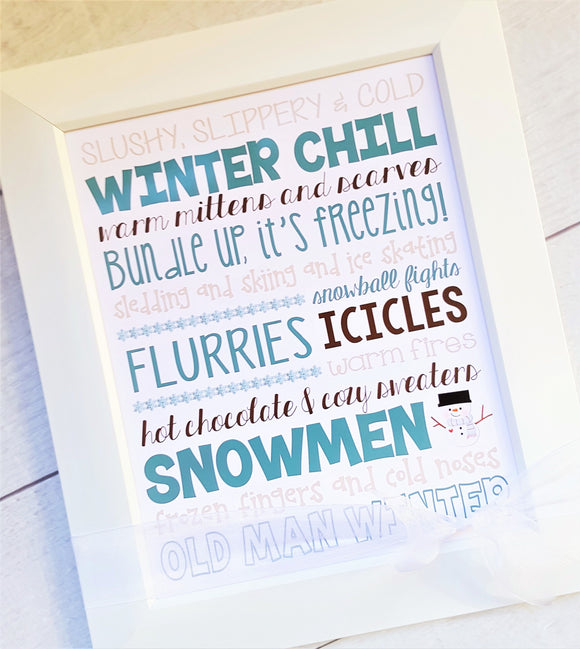 Winter or January Subway Art PRINTABLE-My Computer is My Canvas