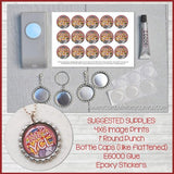 YW Camp Certification Level Bottle Cap PRINTABLE-My Computer is My Canvas