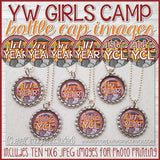 YW Camp Certification Level Bottle Cap PRINTABLE-My Computer is My Canvas